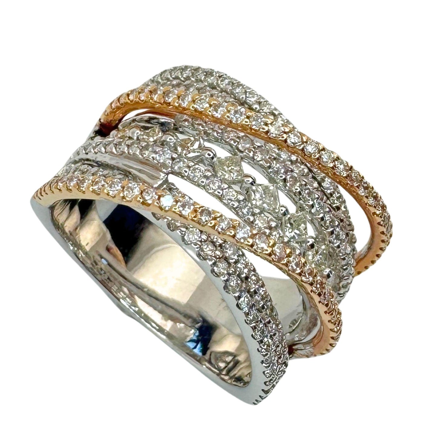 18k Diamond Band Ring