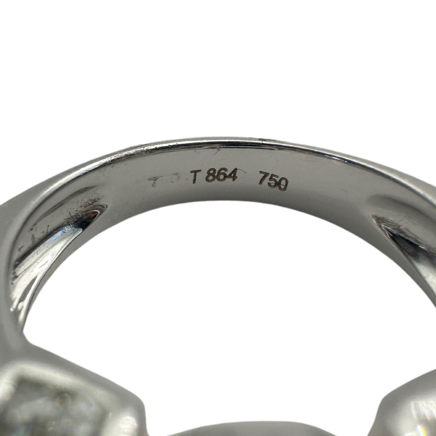 18k Diamond and Sapphire Ring