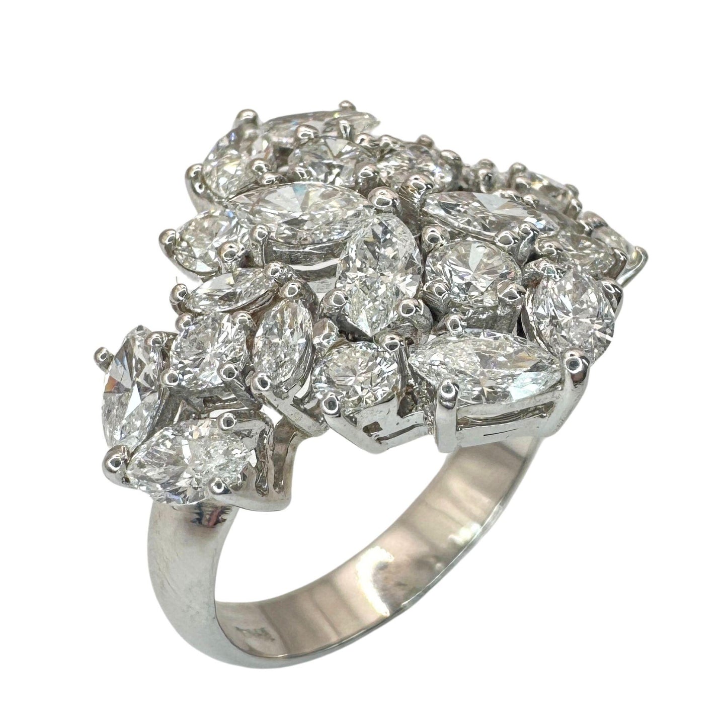 18k Marquise Cut Diamond Ring