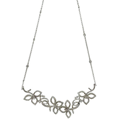 18K White Gold Diamond Necklace