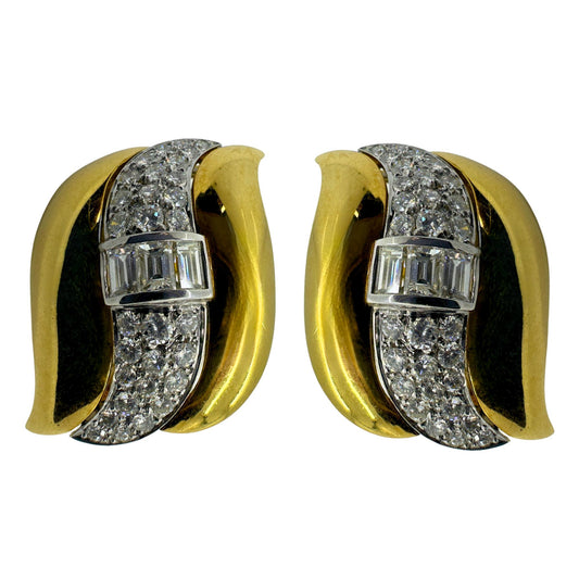 18k Diamond Earrings