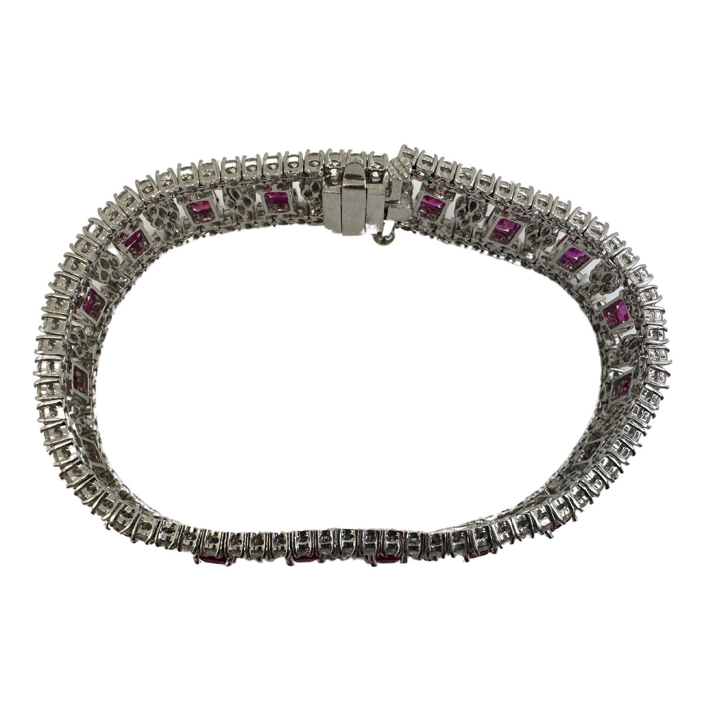 18K Diamond and Ruby Bracelet