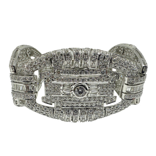 18K White Gold Diamond Bracelet