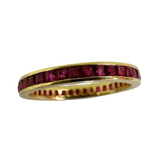 14K Ruby Eternity Ring