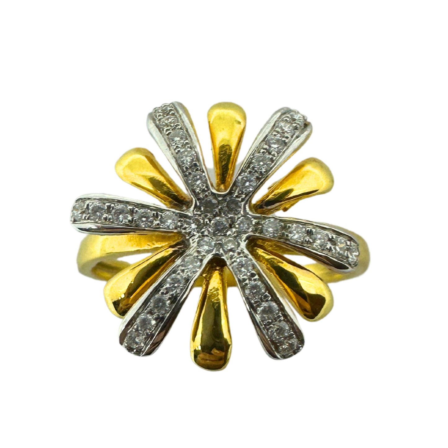 18k Diamond Fireworks Ring