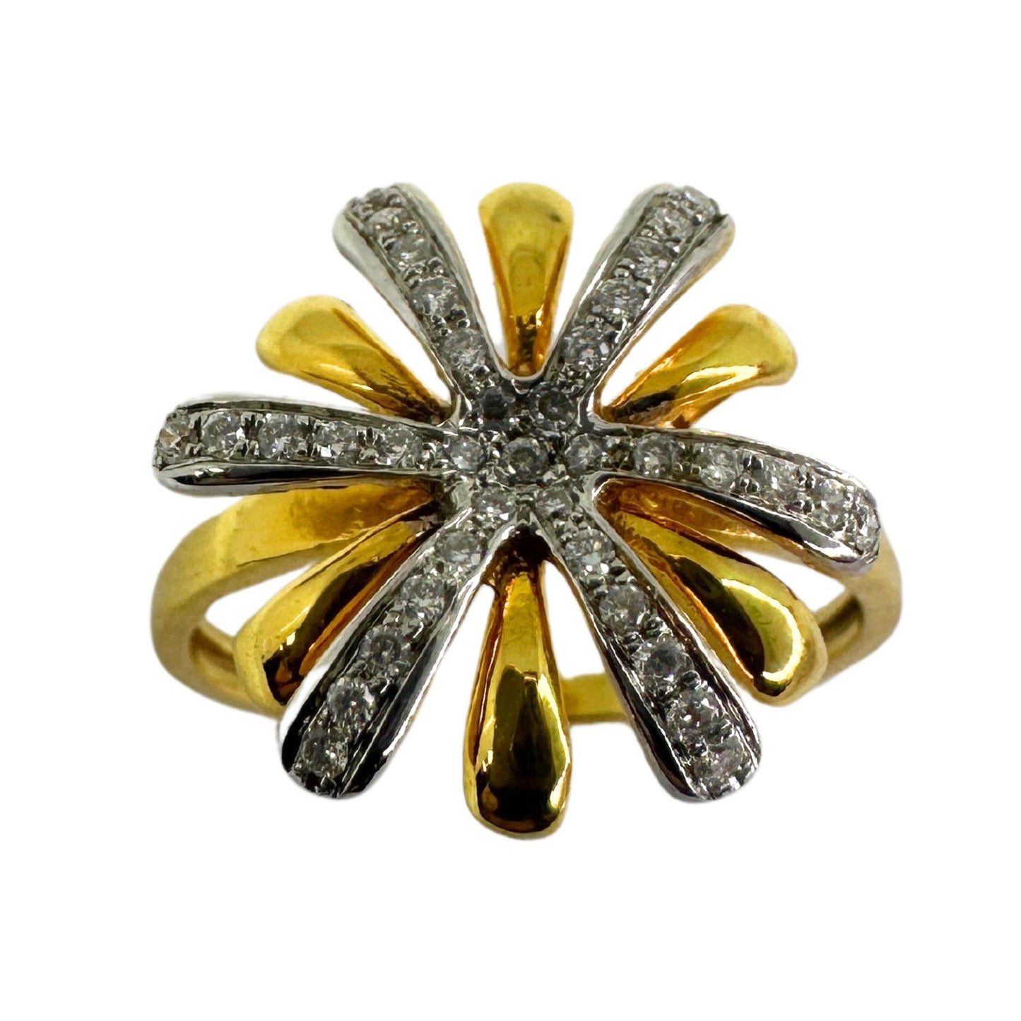 18k Diamond Fireworks Ring