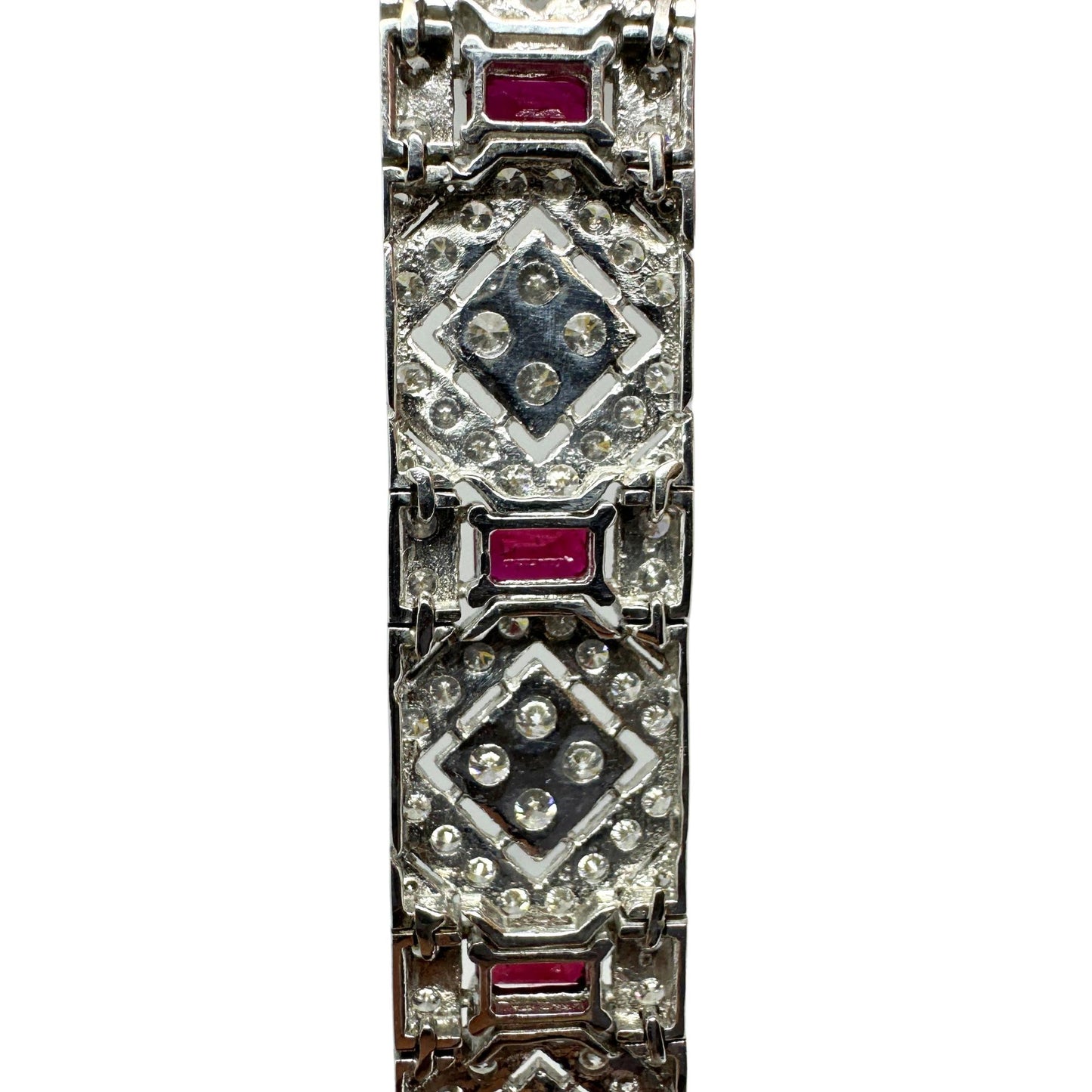 18K Diamond and Ruby Bracelet