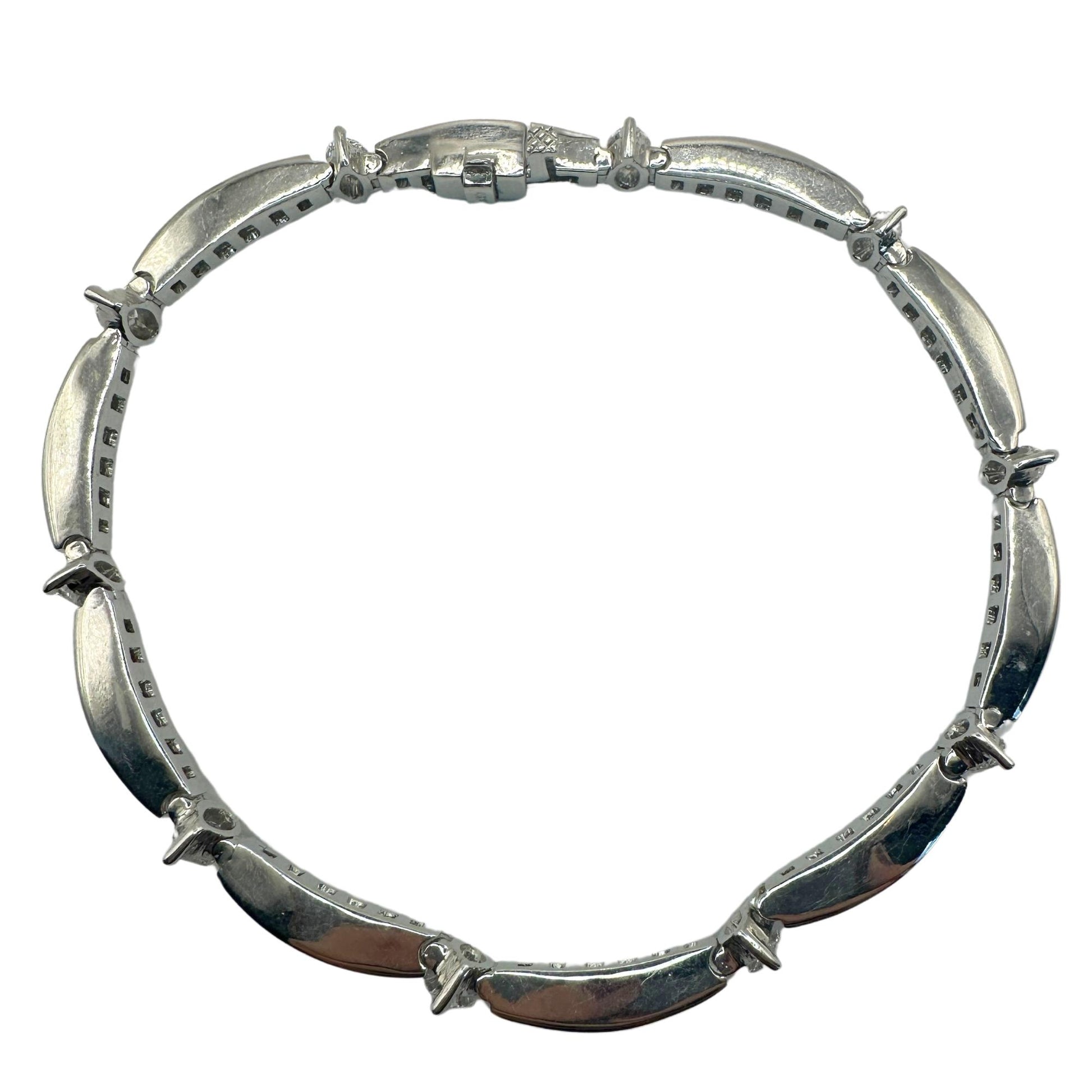 18K 5.02 Carat Diamond Bracelet - 7.5 inches