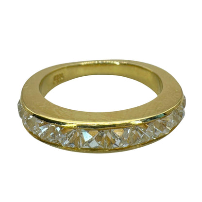 18k Yellow Gold 1.75 Carat Reclaimed French Cut Diamond Band - Size 5