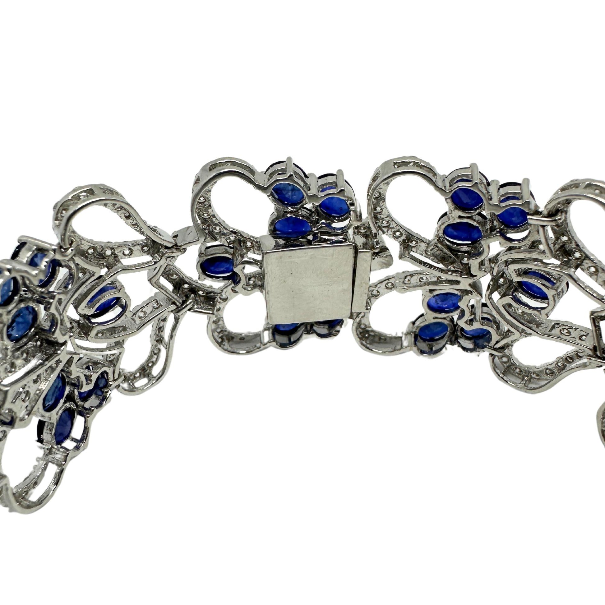 18K Diamond and Sapphire Bracelet