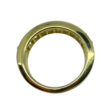 18K Yellow Gold 2.06 Carat Repurposed French Cut Diamond Band - Size 6