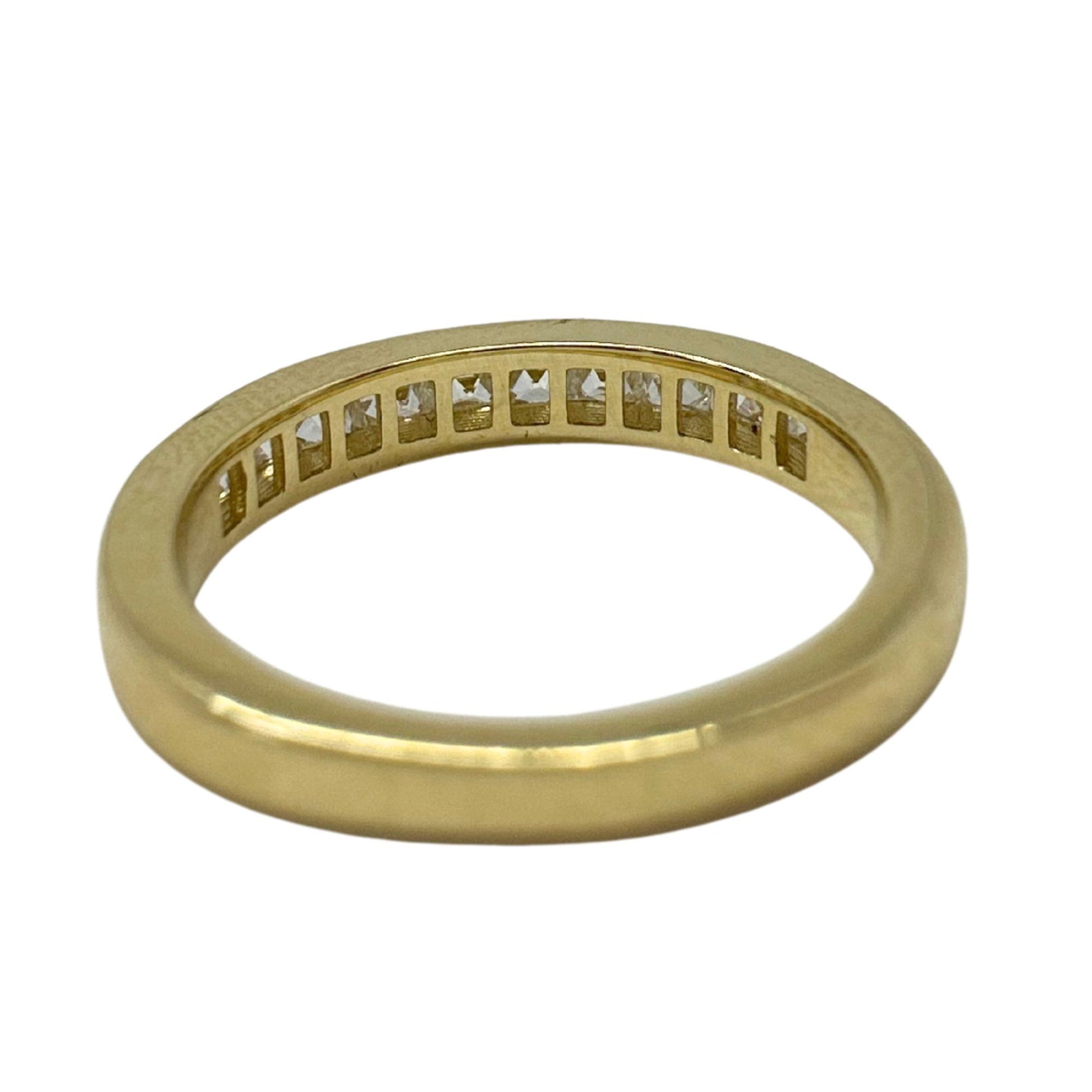 14K Yellow Gold 0.79 Carat Repurposed French Cut Diamond Band - Size 5