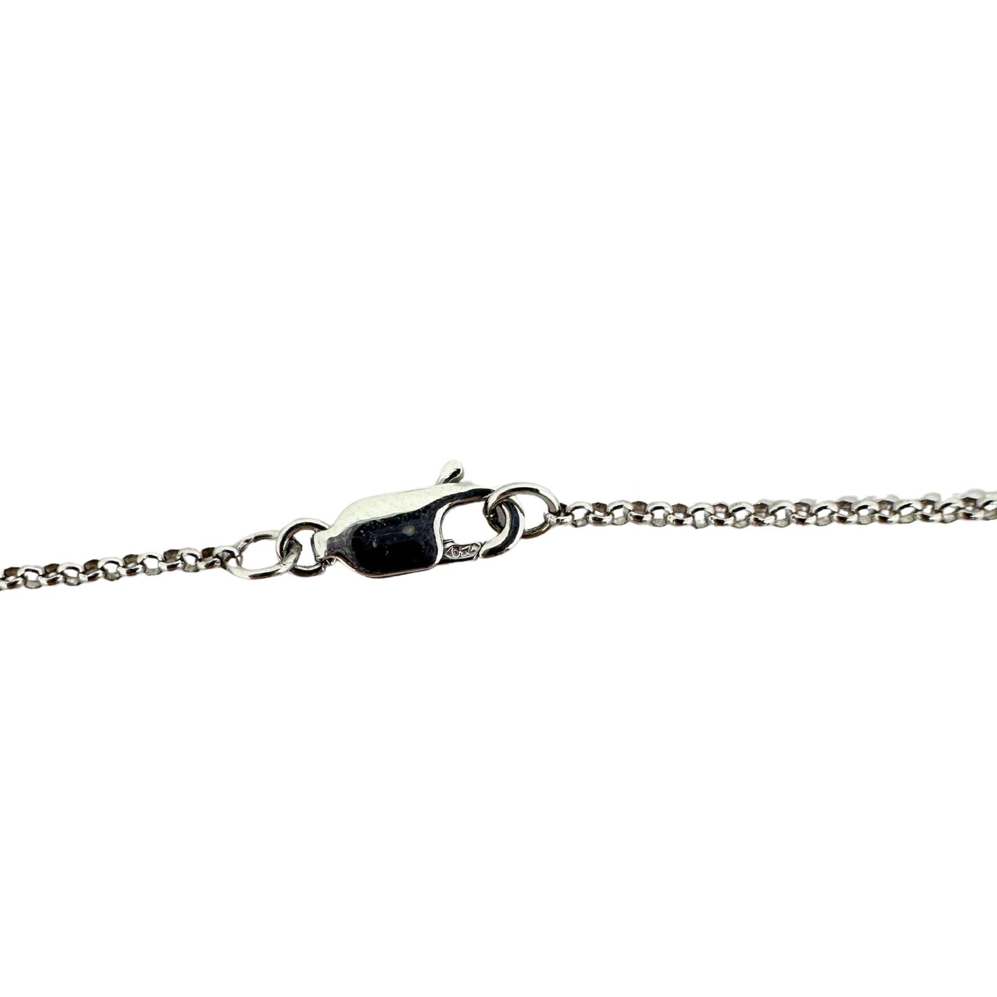 18K White Gold Diamond Necklace