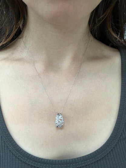 14k Diamond Pendant Necklace