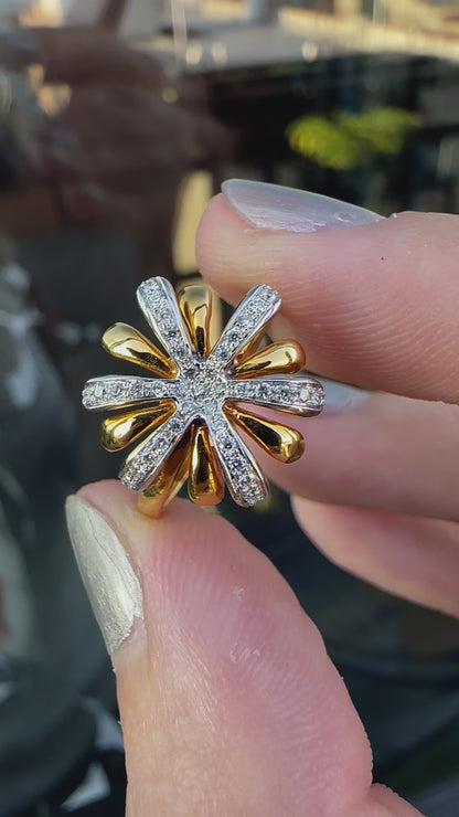 18k Diamond Fireworks Ring